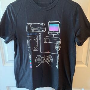 Abercrombie Kids Black Retro Gaming T-Shirt